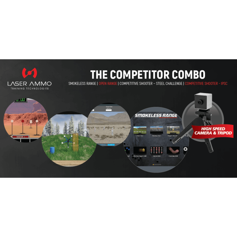 Laser Ammo Competitor Combo Smokeless Range ® Simulator Combo Package